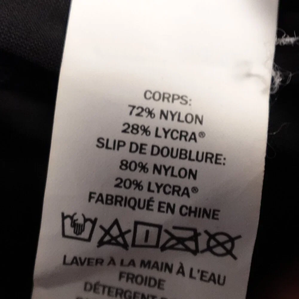 L.L.Bean‎ Shaping Swimwear Swim Skirt Women’s Size 12 Black UPF 50+